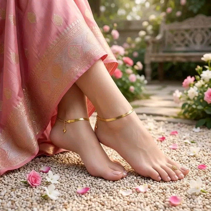 ২ পিস প্রিমিয়াম ২২ ক্যারেট পায়েল